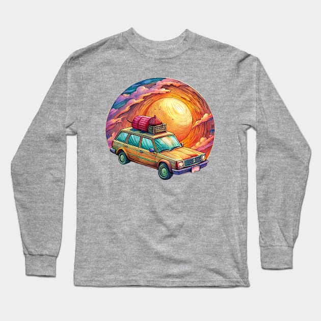 Vintage Retro Anime JDM Long Sleeve T-Shirt by Anime Planet